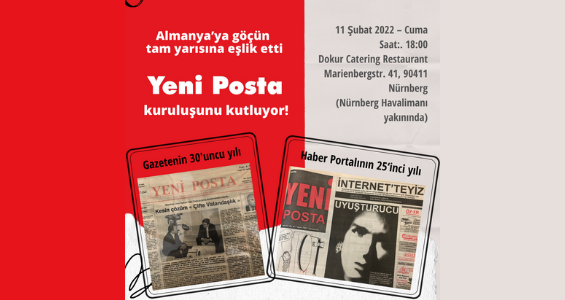 Almanya’da göçün tam yarısına eşlik etti: Yeni Posta kuruluşunu kutluyor