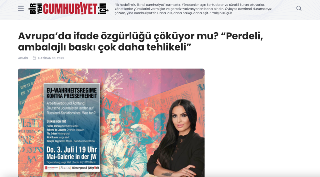 Avrupa’da ifade özgürlüğü çöküyor mu? “Perdeli, ambalajlı baskı çok daha tehlikeli”