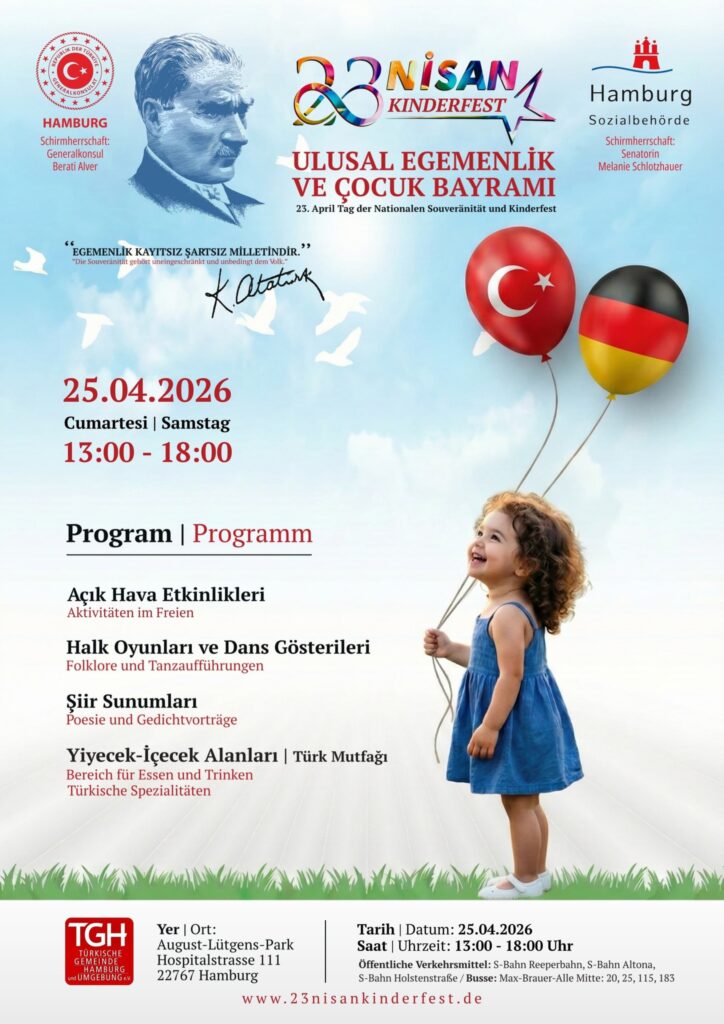 Hamburg 23 Nisan coşkusuna hazır: Kültürel çeşitlilik ve dayanışma sahnede