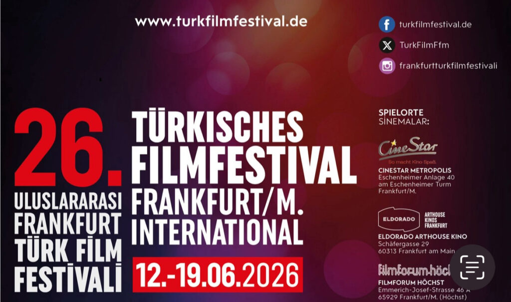 26. Uluslararası Frankfurt Türk Film Festivali ön jürisi açıklandı!